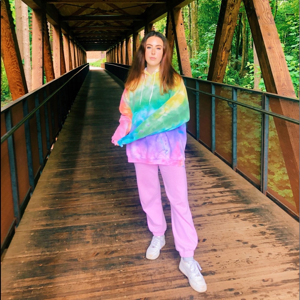 Handmade oversized tie dye sweatshirt ❤️